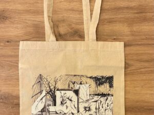 torba bawełniana canvas art cisza mała