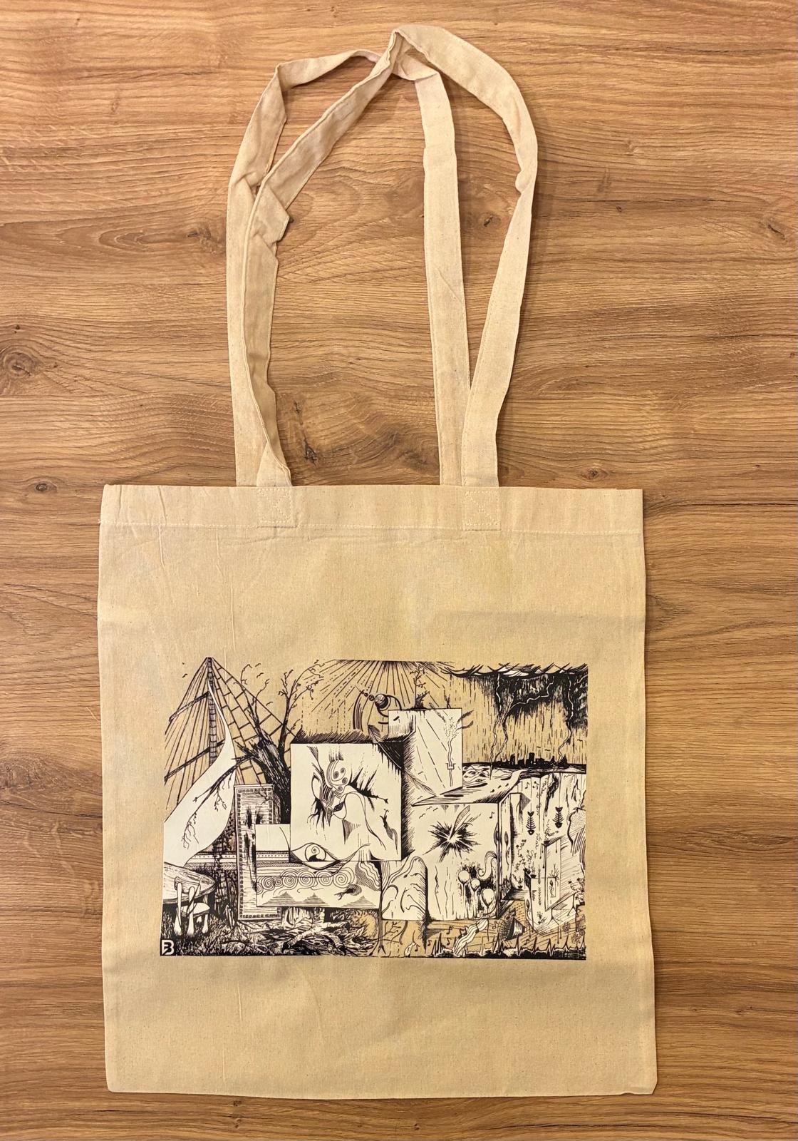 torba bawełniana canvas art cisza mała