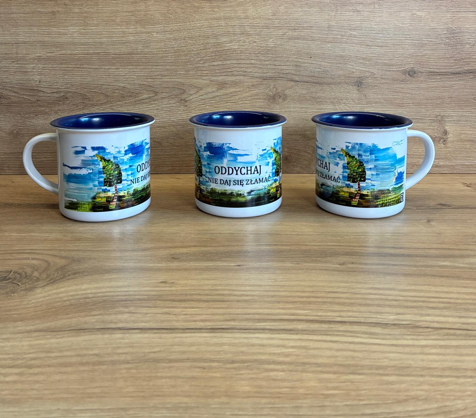 Kubek RITUAL – Drzewa -GRANATOWY - obrazek 4