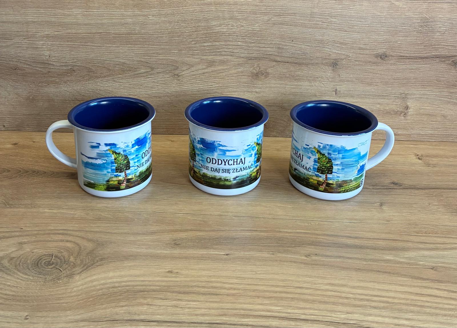 Kubek RITUAL – Drzewa -GRANATOWY - obrazek 3