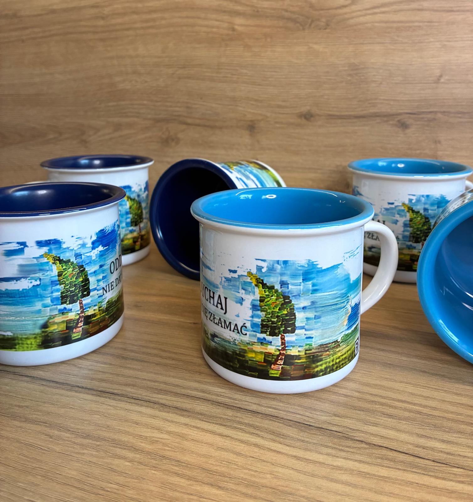 Kubek RITUAL – Drzewa -GRANATOWY - obrazek 8