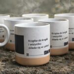 kubek ceramiczny z kolekcji kwadraty