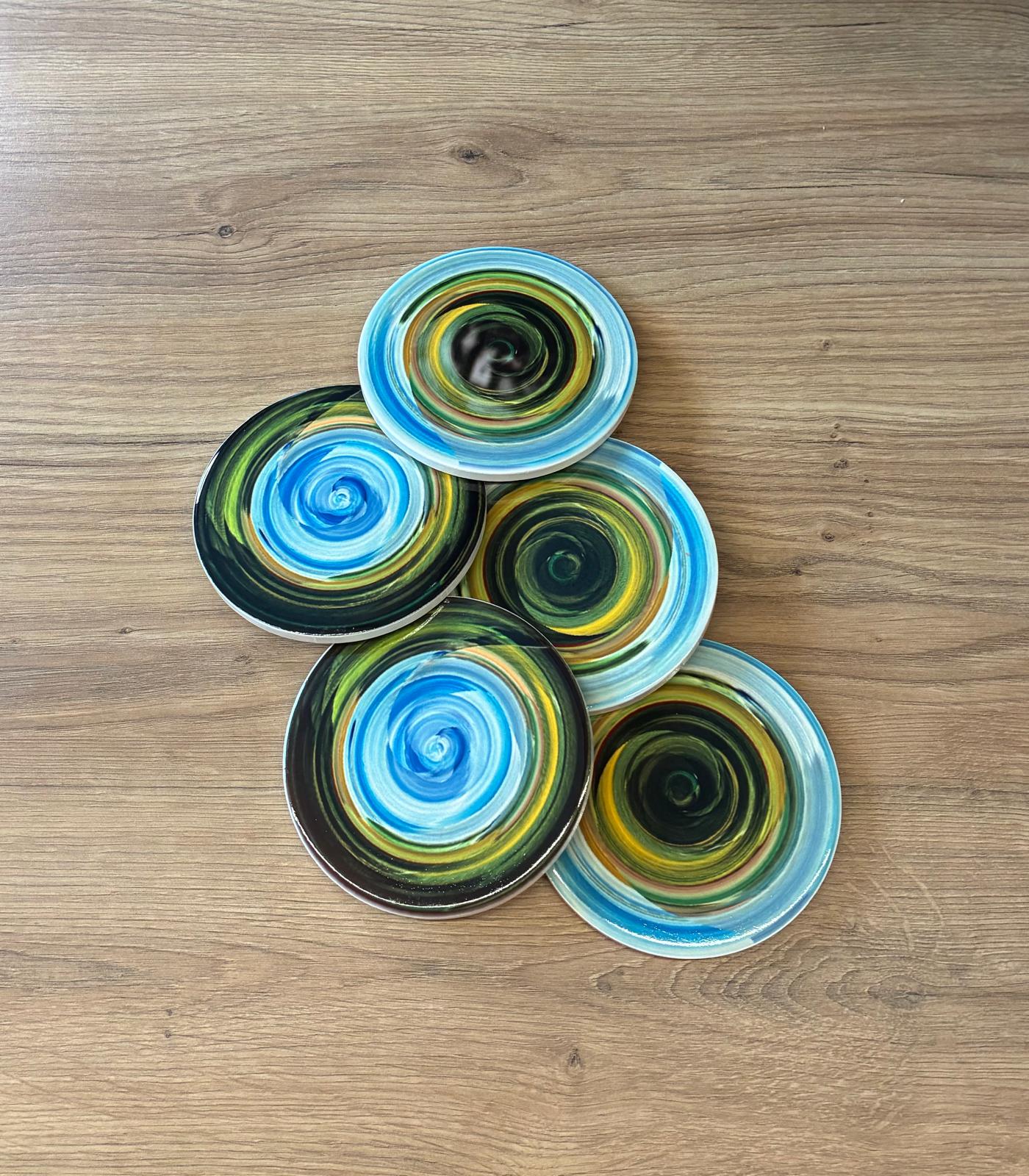 Podstawki ceramiczne - Drzewa - obrazek 3