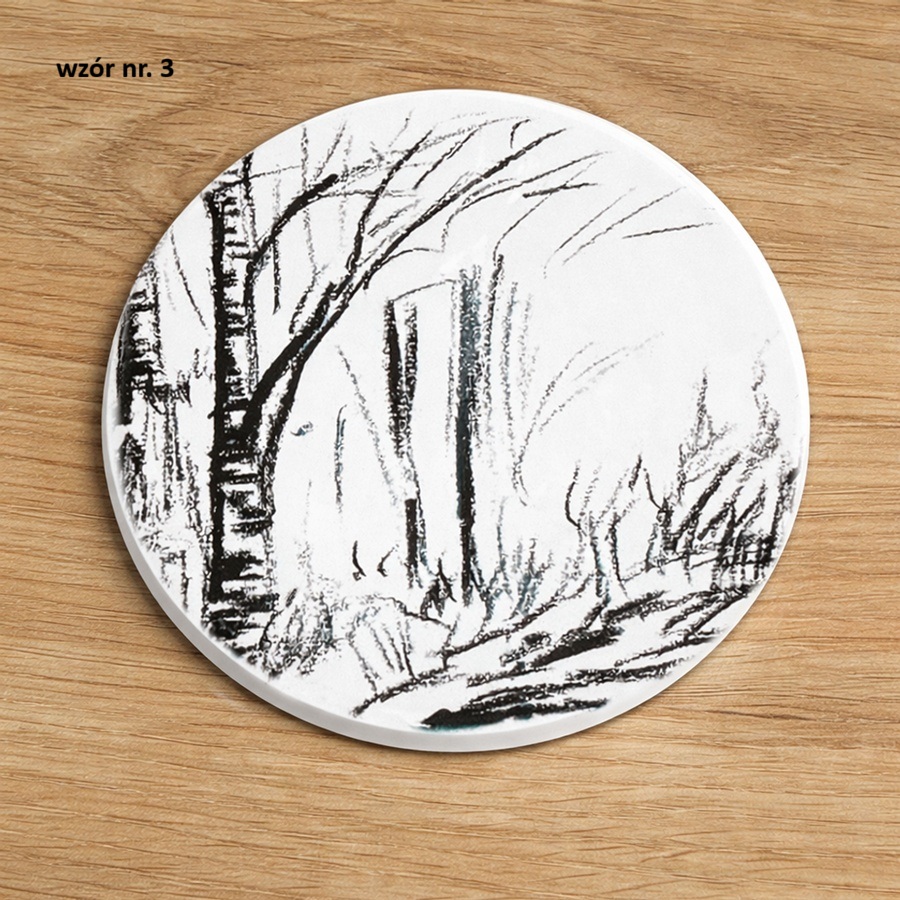 Podstawki ceramiczne - Brzozy - obrazek 4