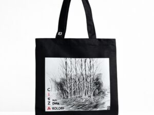 Torba bawełniana Tote NOIR duża - Brzozy