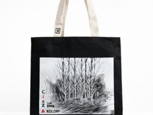 Torba bawełniana Tote CONTRAST mała - Brzozy